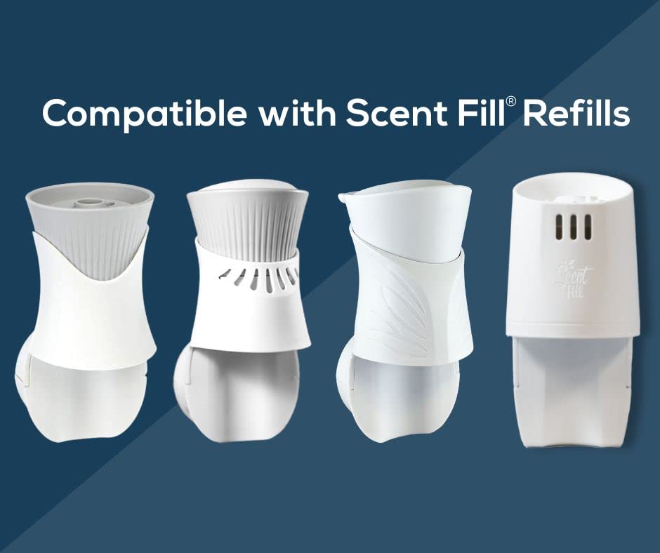 Scent Fill 100% Natural Patchouli Spa Plug in Air Freshener, Scented Oil Refills, 3 Refills