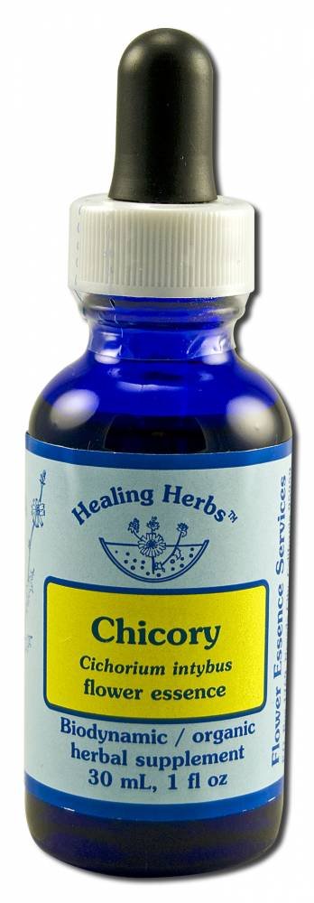 Flower Essence Healing Herbs Organic Chicory Dropper -- 1 fl oz