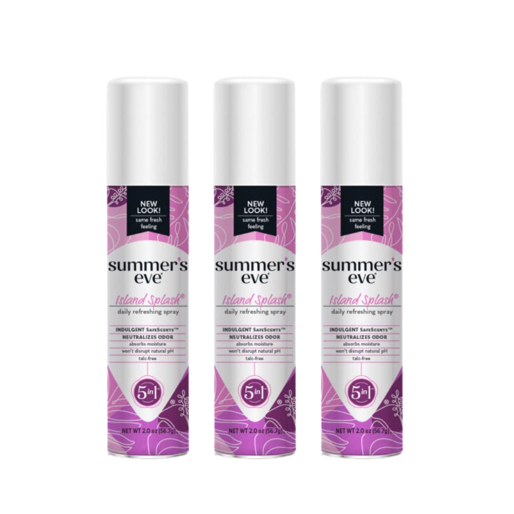 Summers Eve Island Splash Freshening Feminine Spray 2-Ounces (3-Units)