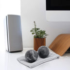 Coolrunner 2 Marble Dark Grey Baoding Balls Chinese Health Stress Relieve Hand Exercise Hand Massage Hand Balls
