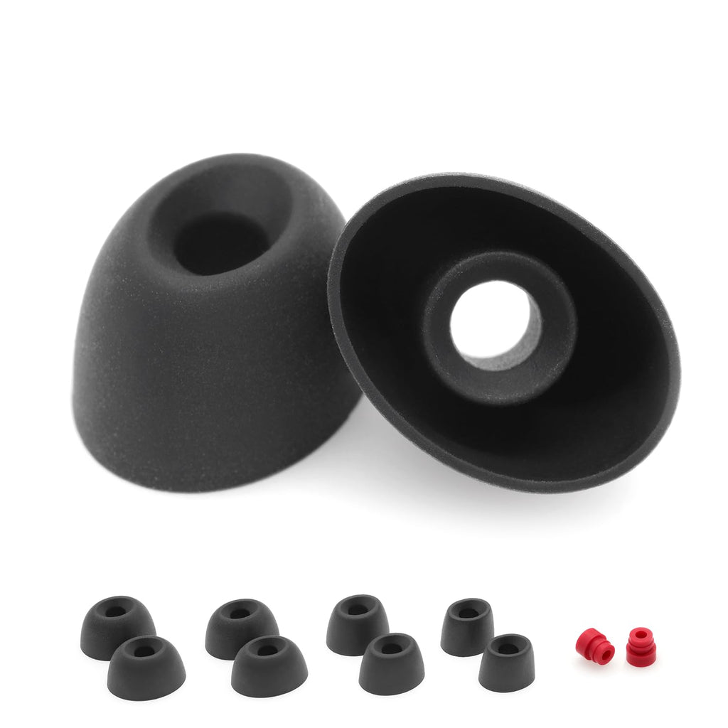 Eartune Fidelity U Ellipse-Shape Silicone Tips - Made to Shape of Natural Human Ear Canal for Comfort and Seal - HiFi IEM Access