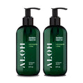 ALOH Sanitizing Hand Gel 2-pack | Lemongrass + Aloe | 70% Alcohol Hydrating Hand Sanitizer Gel with Essential Oil, for Kids & Ad