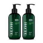 ALOH Sanitizing Hand Gel 2-pack | Lemongrass + Aloe | 70% Alcohol Hydrating Hand Sanitizer Gel with Essential Oil, for Kids & Ad