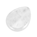 CrystalTears Clear Quartz Crystal Worry Stone Thumble Polished Healing Crystals Pocket Palm Stone Thumb Worry Stones for Anxiety