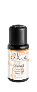 Ellia Orange Diffuser Essential Oil  15ml, 100% Pure, Therapeutic Grade