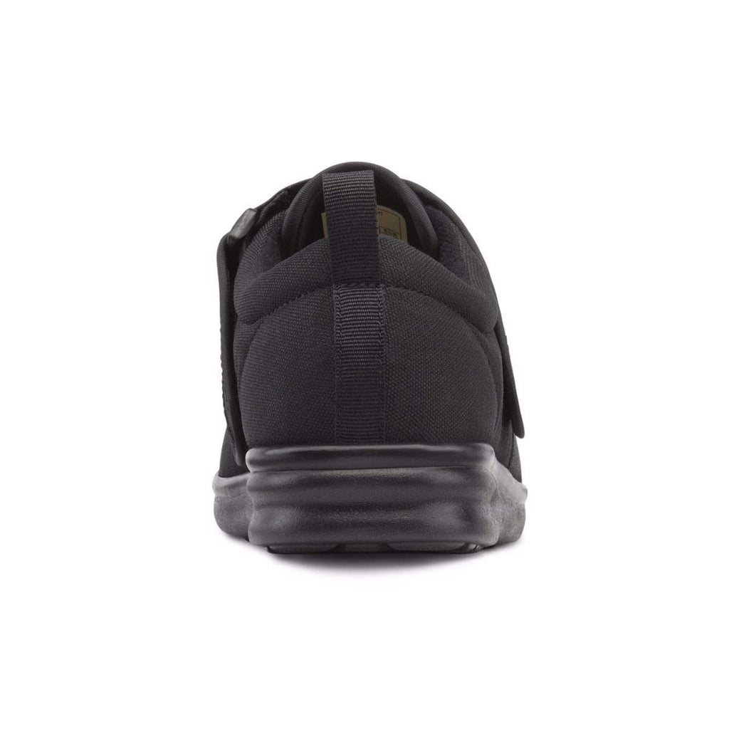 Dr. Comfort Carter Mens Diabetic Shoes-Stretchable & Washable Therapeutic Shoes-Adjustable-Easy Slip on Footwear, Black-10 X-Wid