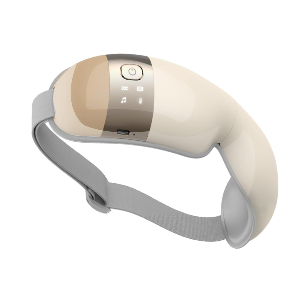HubiCare Eye Massager with Heat, Heated Eye Mask with Bluetooth Music for Migraine Relief, Dry Eyes, Relax and Reduce Eye Strain