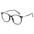 Cyxus Geometric Blue Light Blocking Glasses Men Woman, Stylish Trendy Square TR90 Frame for Computer Work and Daily Wear 8290