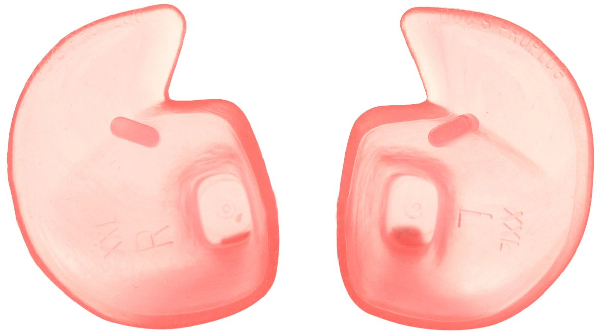 Docs Proplugs Extra Large Non Vented Ear Plugs without Leash - Pink