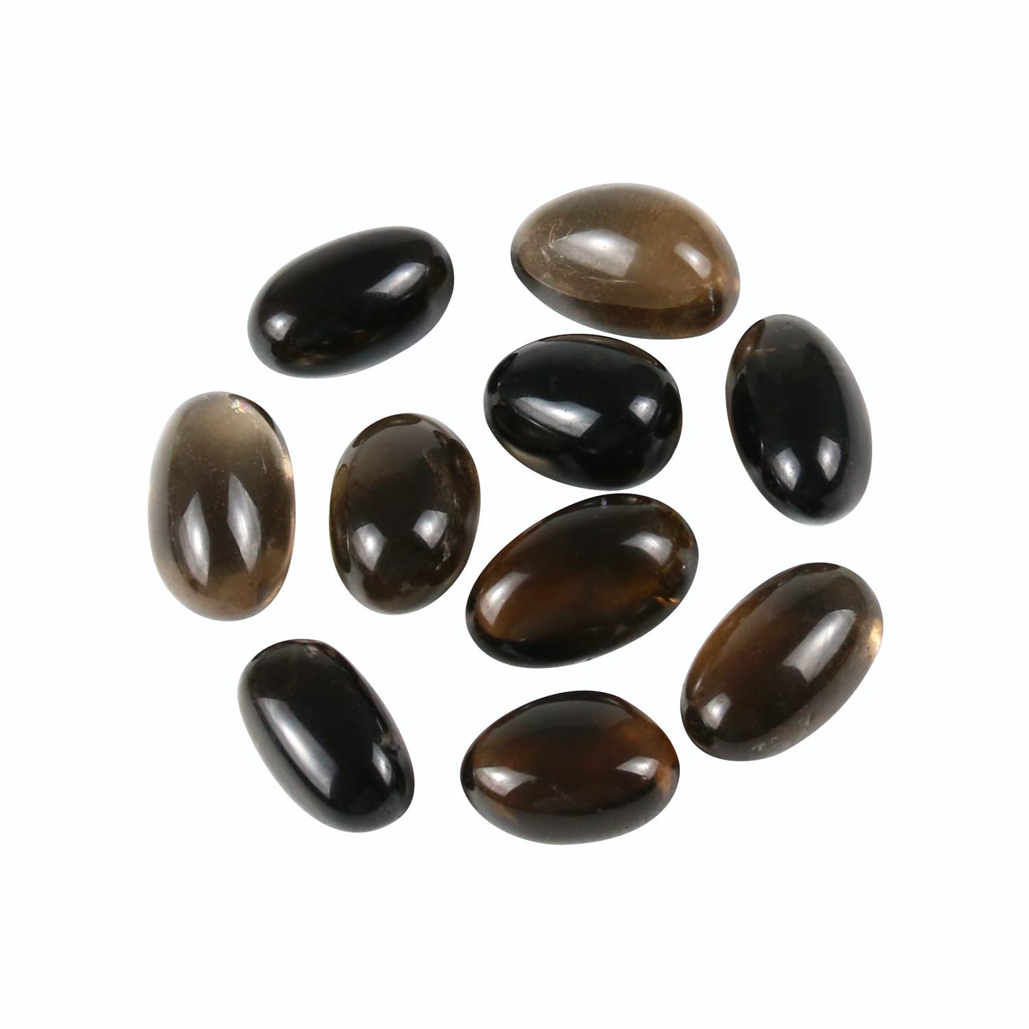Tumbled Polished Natural Smoky Quartz Stones, Crystals and Healing Stones Quartz Bulk for Wicca, Reiki, Healing Energy, Chakra S
