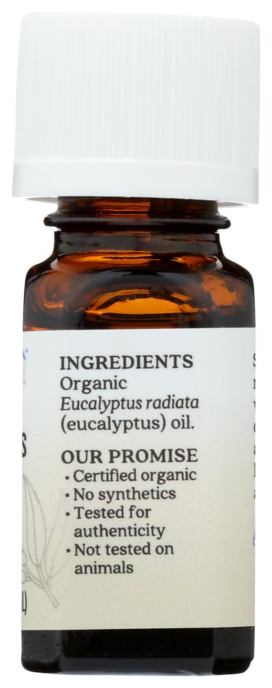 Aura Cacia Essential Organic Oil, Eucalyptus, 0.25 ounce