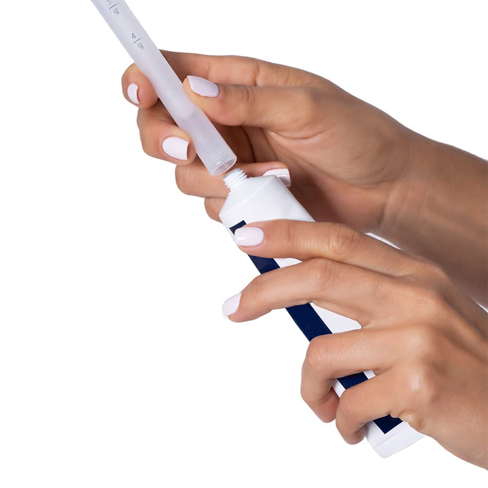 Seroflora Disposable Plastic Vaginal Applicators - Threaded End to Fit OTC Gels, Lubes or Creams Products - Exact Dosage Measure