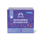 Amazon Brand - Mama Bear Girls Nighttime Underwear for Bedwetting, Overnight Protection, Hypoallergenic, Size S/M (38-65 lbs), 