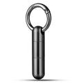 TISUR Keychain Pill Holder, Titanium Small Pill Case Pill Organizer Waterproof Pill Box, EDC Portable Pill Container for Travel 