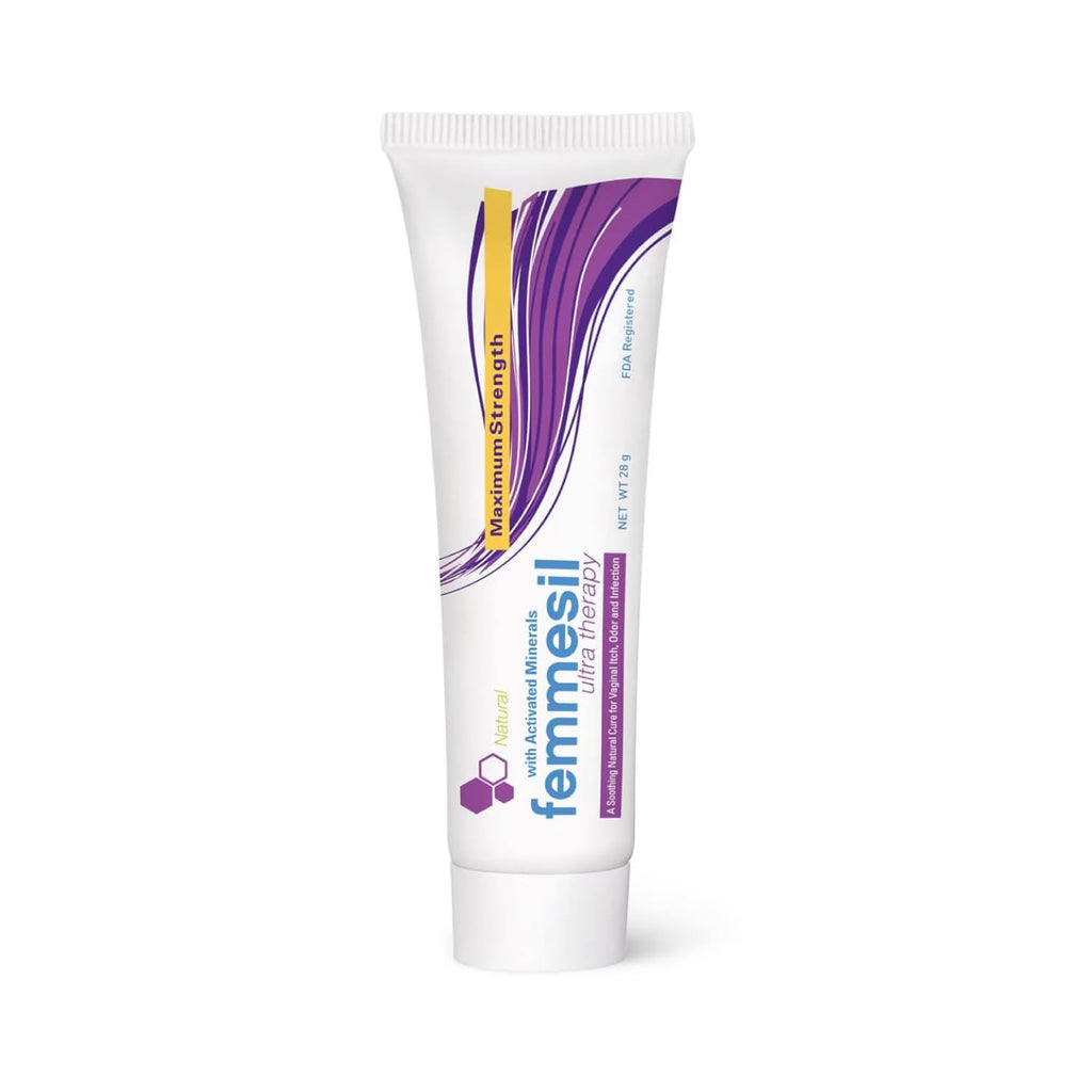 Femmesil Yeast Infection Ointment MAX Strength, Vaginal Yeast Infection Treatment for Women Feminine Care, Natural Antifungal Cr
