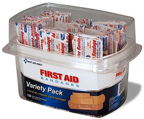 PhysiciansCare by First Aid Only First Aid Bandages, Assorted, 150 Pieces