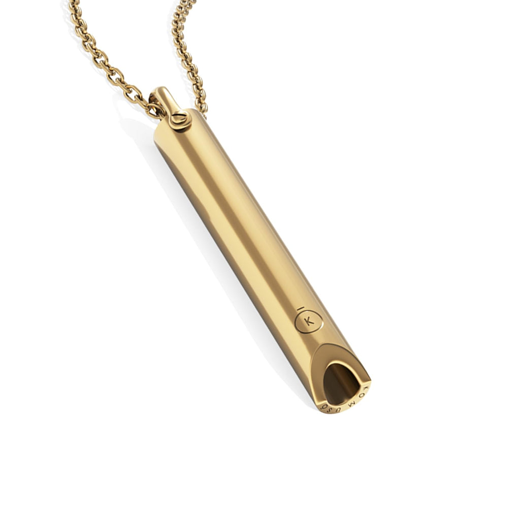 KOMUSO Breathing Necklace - Anxiety & Stress Relief Tool for Meditation & Mindful Breathing - Quit Smoking &Vaping Device - Brea