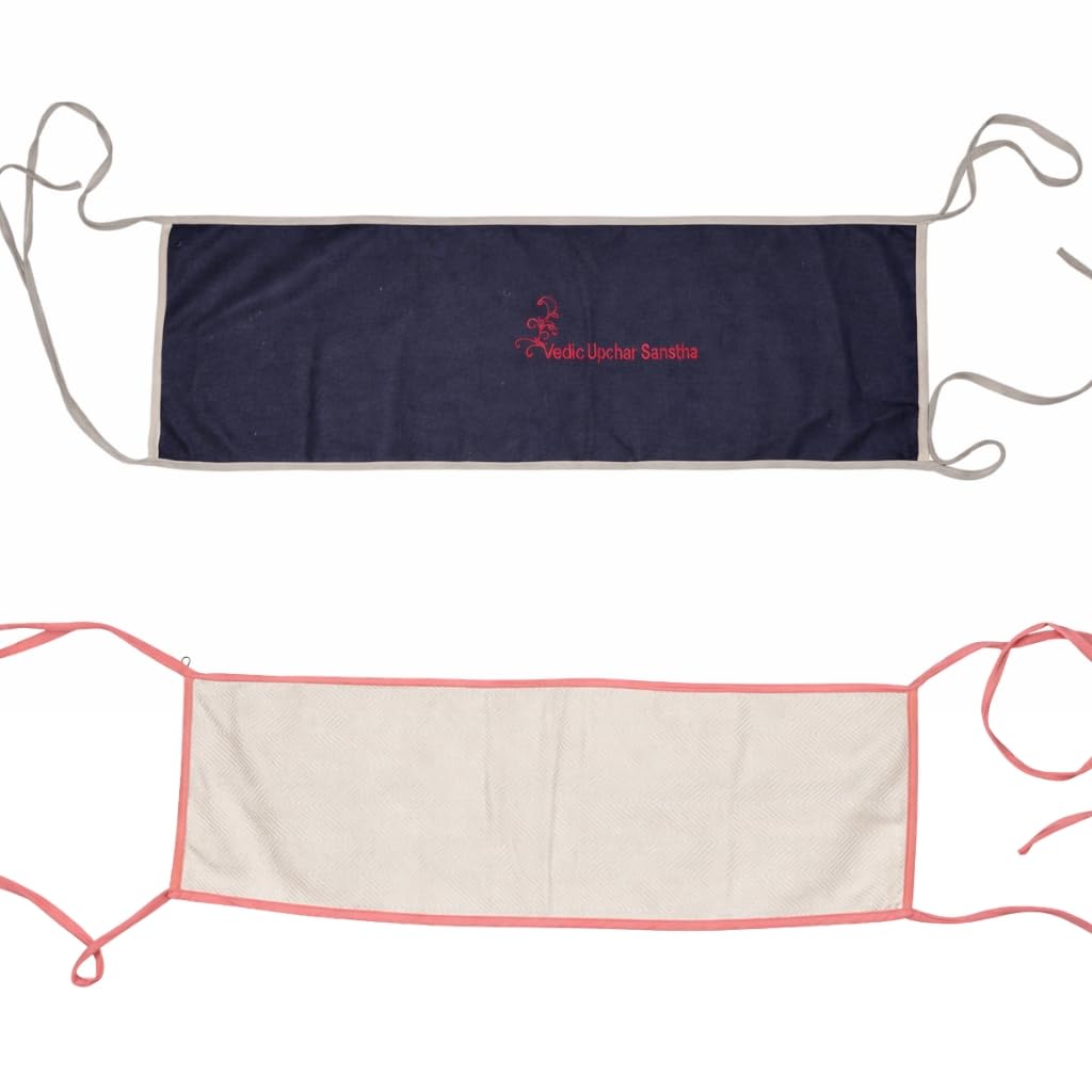 Vedic Upchar Hot & Cold Patti Therapy Wrap | Ayurvedic Cooling & Heating Strip For Waist, Thighs & Hips | Double Layer Cotton Be