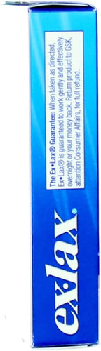 Ex-Lax Regular Strength Stimulant Laxative, Sennosides 15 mg, Chocolated Laxative for Gentle Overnight Relief, 24 Pieces (Pack o
