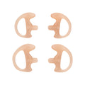 KEYBLU Universal Radio Replacement Earmold, Insert Soft Silicone Earmold Earbud Earplug for Two-Way Radio Coil Tube Audio Kits f