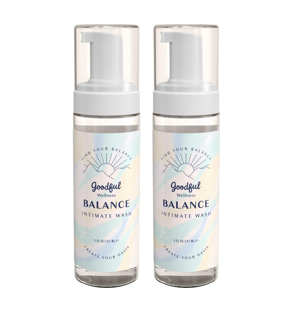 Goodful Wellness Intimate PH Balancing Wash Gel - Water-Based, Hypoallergenic Formula for Comfortable Use with Accessories, Long