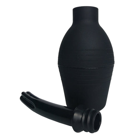Abyclean Anal Douche Enema Bulb Vaginal Douche Enema Cleaner for Womens or Mans Health (310ml Black)