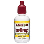 NutriBiotic - Ear Drops, 1 Fl Oz | Gentle & Soothing Ear Support with Grapefruit Seed Extract & Tea Tree Oil | Vegan | Non-Medic