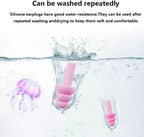 Ear Plugs, Reusable Earplugs for Sleeping Noise Cancelling - Super Soft, Silicone Ear Plug for Sleeping 8 Pairs, Swimming, Snori