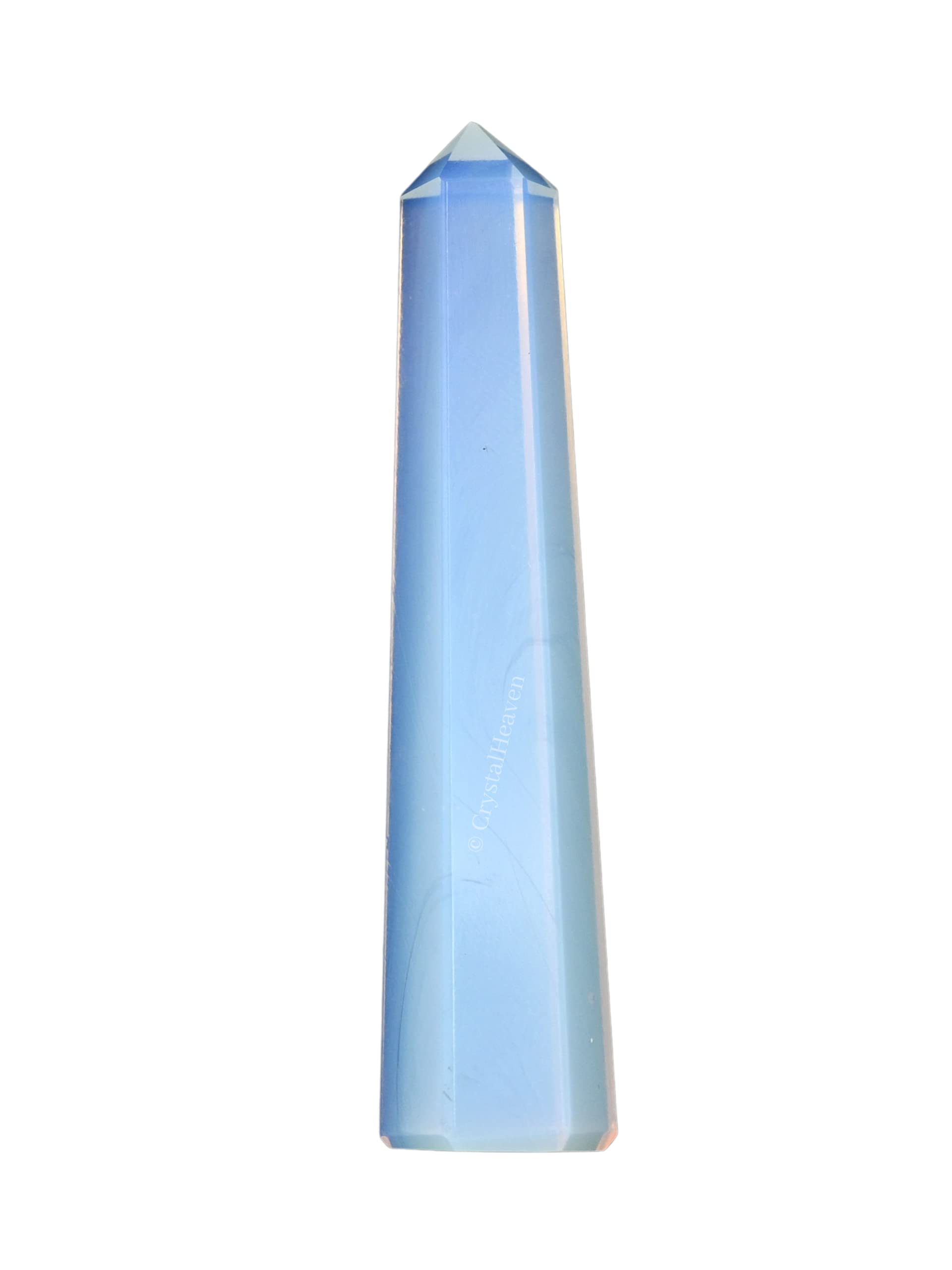 Crystal Heaven Opalite Crystal Tower Obelisk Point For Chakra, Healing And Balancing  Aaa Grade Original Certified Gemstone Aga