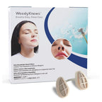 WoodyKnows 3 Ultra-Breathable Nasal Filters with 12 Pairs of Replacement Filters, Seasonal and dust Allergies aid (Narrow, Large