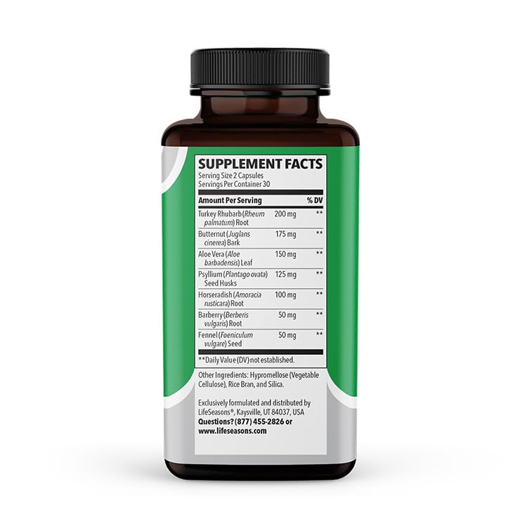 LifeSeasons - Regulari-T - Bowel Support - Constipation Relief Supplement - Natural Laxative - Maintain Healthy Colon Regulation