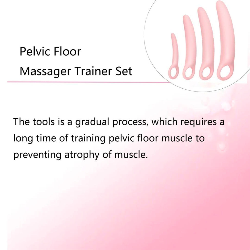 Lyniya 4-Pack Silicone Pelvic Floor Muscle Dilator Trainer Set
