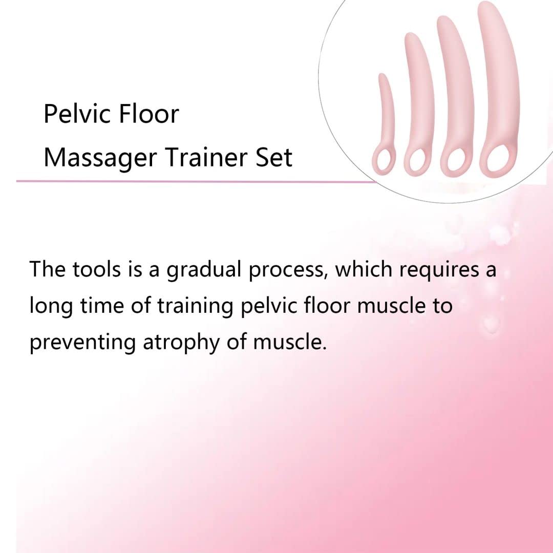 Lyniya 4-Pack Silicone Pelvic Floor Muscle Dilator Trainer Set