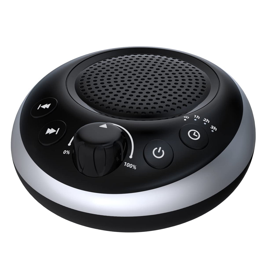 (2024 Upgrade)Rechargeable Portable Brown Noise Machine 2000mAH Large Battery Sound White Noise Machine 30 Soothing Sounds for B