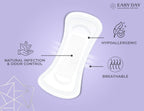 EASYDAY Regular Style Panty Liners for Women, Unscented, Odor Free, Specially Designed for Sensitive Skin, Breathable,100 Count