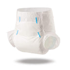 CutiePlusU Disposable Adult Diaper Heavy Absorption Dry Surface Adult Diapers All Night- White 10 Pieces