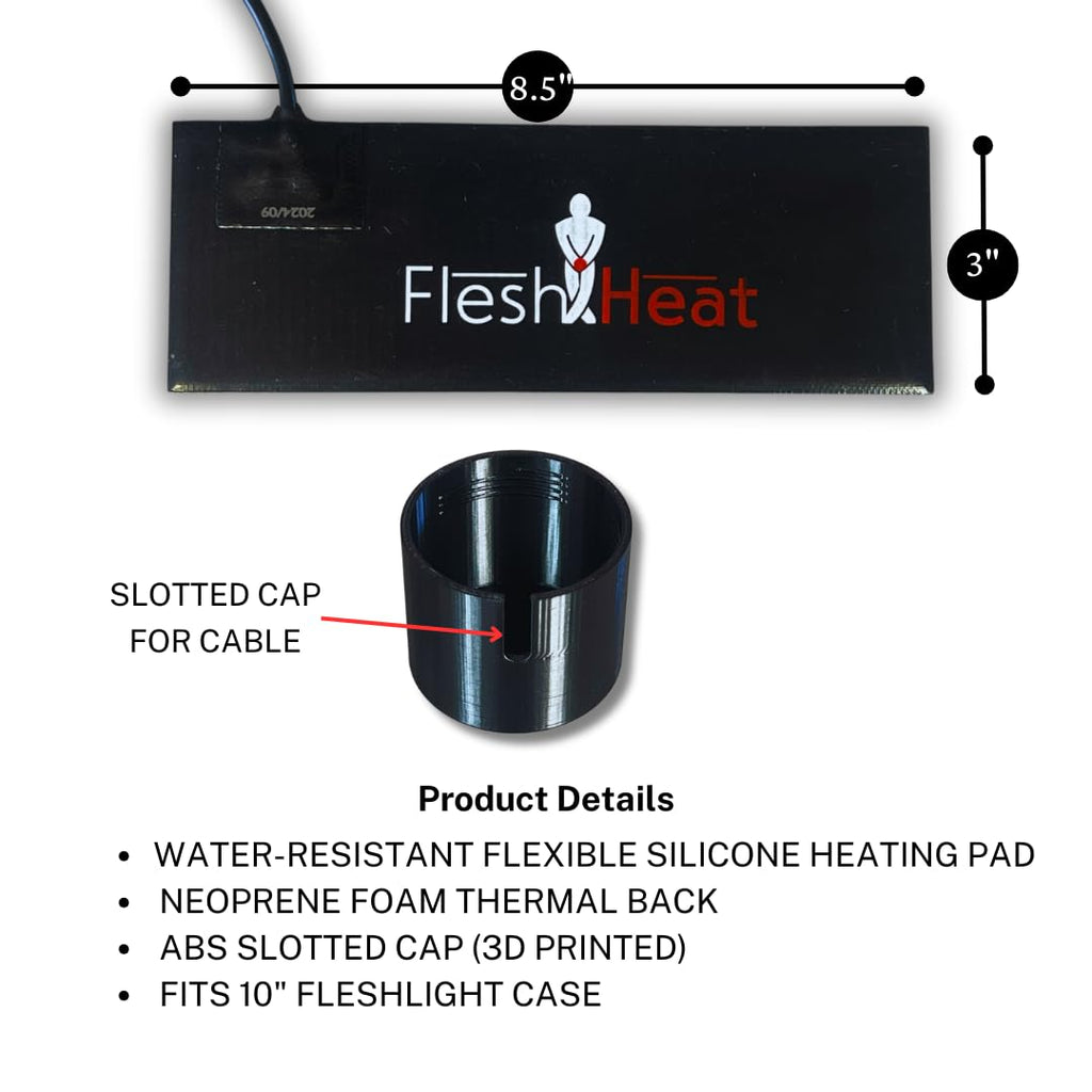 Electric Sleeve Warmer for Male Masturbator Sex Toy Safe Waterproof Heating Device with USB Power, Flesh Heat, Flexible Silicone