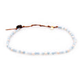 Lotus and Luna 4MM Energy Chakra Healing Necklace with Real Stones Jade, Pearl, Rose Quartz, Amethyst, Moonstone (Intuition + Se