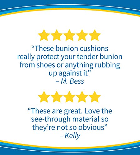Dr. Scholl 's BUNION CUSHION with Hydrogel Technology, 5ct // Cushioning Protection against Shoe Pressure and Friction that Fits