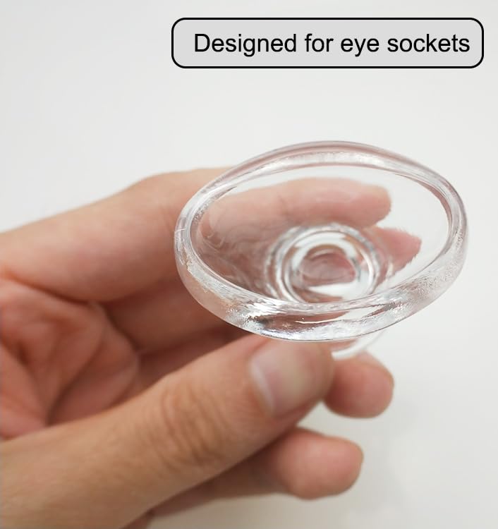 Dr.Jim Glass Eye Wash Cup for Eye Rinse,Cleansing with Storage Container