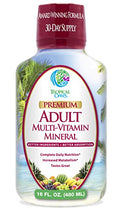 Tropical Oasis Multi Vitamin and Mineral Liquid Supplement,16 fl oz, 32 Servings