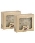 Fabulous Frannie Peppermint Essential Oil Herbal Soap Gift Set each made with Pure Essential Oil 4 Ounce (Pack of 2)