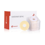 DERAYMI 10 Pack Moldable Ostomy Barrier Rings, 4mm Thickness Barrier Rings for Ostomy Bags, Sting-Free Hydrocolloid Ileostomy El