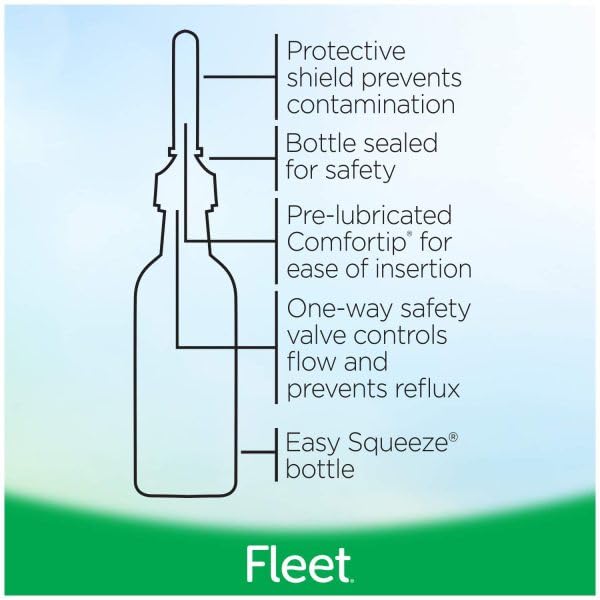 Fleet Enema Saline Ready to Use - 4.5 oz (6 Pack)