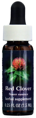 Flower Essence Services Supplement Dropper, Red Clover, 0.25 Ounce