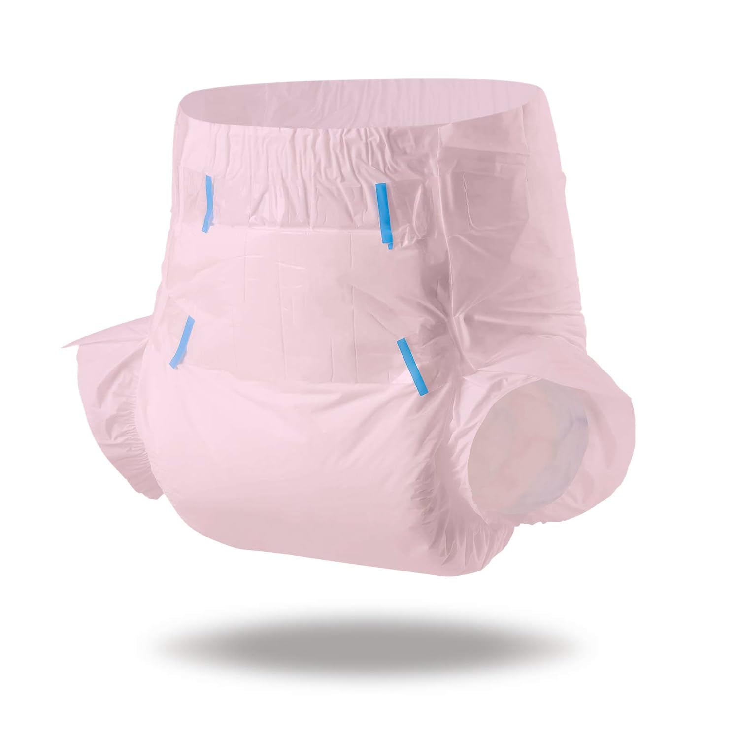 CutiePlusU Disposable Adult Diaper Heavy Absorption Dry Surface Adult Diapers All Night- Pink 10 Pieces