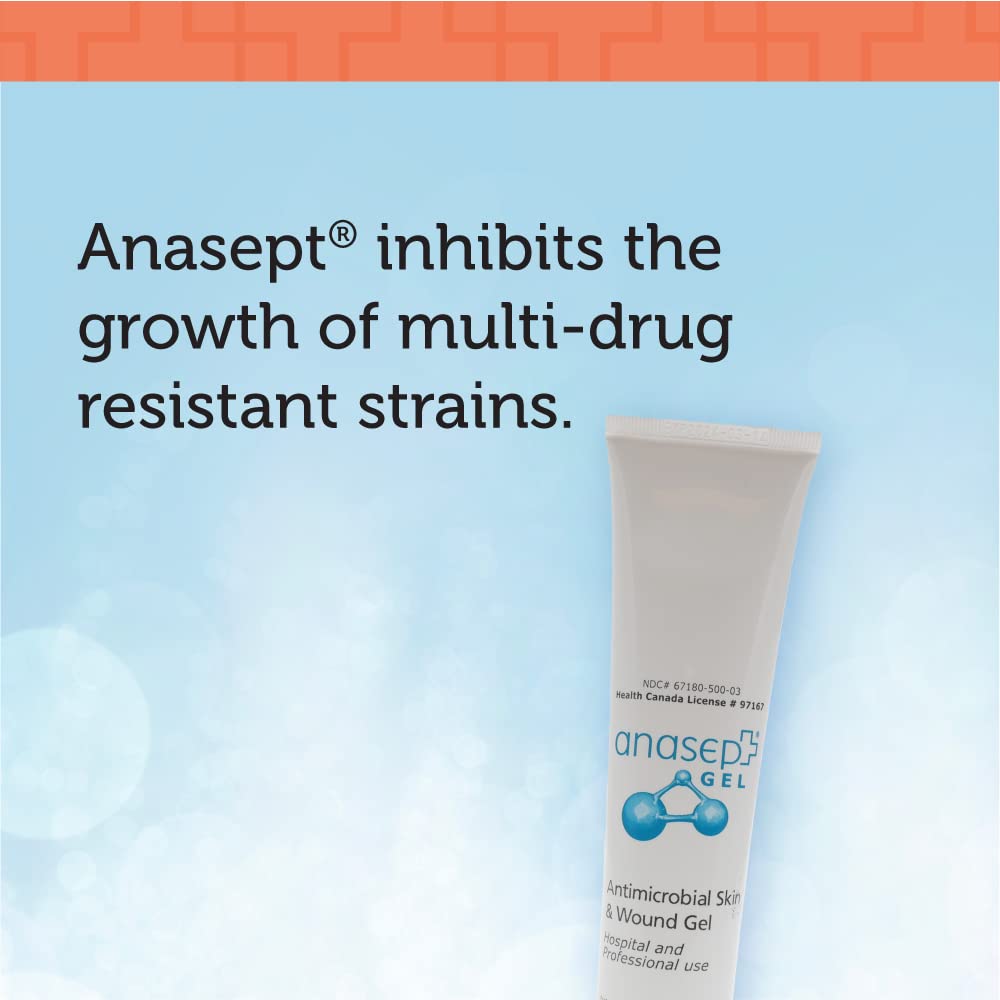 Anacapa Technologies Inc Anasept-Antimicrobial Skin & Wound Gel 3 oz. Tube