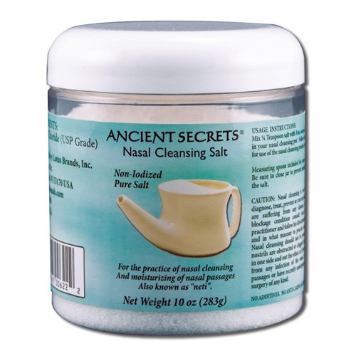 Ancient Secrets Nasal Cleansing Pot Salt (1x10 Oz)