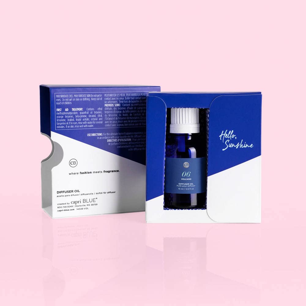 Capri Blue Volcano Electric Oil Diffuser Refill - Use with Electric Scent Diffusers for Home - Long Lasting Tropical Fruit Scent