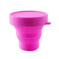 Collapsible Silicone Foldable Sterilizing Cup Set for Feminine softcups Menstrual Cups Storing and Cleaning Your Heavy Diva Cup 